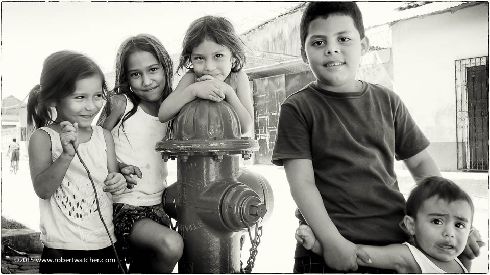 Kids in La Paz Centro